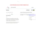 ATI RN PHARMACOLOGY PROCTORED EXAM RETAKE 2023 WITH NGN 70 QUESTIONS