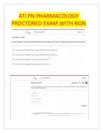 2025 ATI PN Pharmacology 2023 Exam with NGN 60 Questions and Answers.