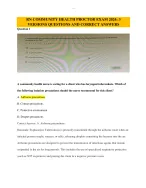 2025/2026 ATI RN Community Health CMS Proctored Exam with NGN: 70 Updated Questions & Fully Verified...