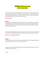 PHARM 100 Pharmacology HESI Practice Exam Questions And Answers( Complete Solution 100% Correct)as