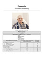 NURS 102 Dementia William “Butch” Welka SKINNY Reasoning( Complete Solution Rated A)
