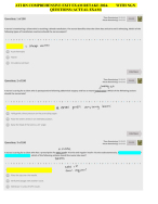 ATI Comprehensive Predictor 2023 RN Exit Exam with NGN | 180 Authentic Questions & Fully Verified