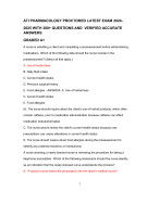 ALL ATI RN EXAMS 2024 WITH VERIFIED ANSWERS NINE MAIN UNITS