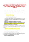 NGN ATI FUNDAMENTALS PROCTORED EXAM  2020 VERSION ACTUAL EXAM QUESTIONS WITH  DETAILED VERIFIED ANS