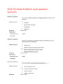 BSOP 326 Week 4 Midterm Exam questions &answers,100% CORRECT