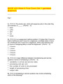 BSOP 429 Week 8 Final Exam Set 1 questions &answers,100% CORRECT