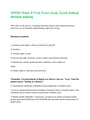 NR599 Week 8 Final Exam study Guide:Ethical decision making,100% CORRECT