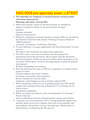 NSG 6006 pre specialty exam_LATEST,100% CORRECT