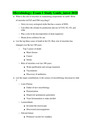 Microbiology: Exam 1 Study Guide_latest 2020,100% CORRECT