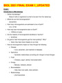BIOL 2051 FINAL EXAM 1_UPDATED,100% CORRECT