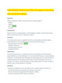 AGNP BOARD EXAM QUESTIONS Orthopedics Prescribing (103 Q:A & ROTIONALE),100% CORRECT