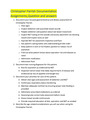 Assignments,Question and answers Christopher Parrish Documentation ,100% CORRECT