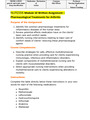 NUR2356 Module 10 Written Assignment – Pharmacological Treatments for Arthritis,100% CORRECT