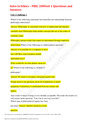 Intro to Ethics – PHIL  200 Unit 1 Questions and Answers,100% CORRECT