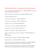 NAPLEX Review Exam 713 Questions with Verified Answers,100% CORRECT