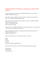 NAPLEX Readiness Final Exam 170 Questions with Verified Answers,100% CORRECT