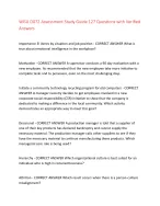 WGU D072 Assessment Study Guide 127 Questions with - DocMerit