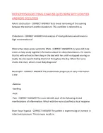 PATHOPHYSIOLOGY FINAL EXAM 80 QUESTIONS WITH VERIFIED ANSWERS 2025/2026,100%CORRECT