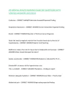 ATI MENTAL HEALTH NURSING EXAM 387 QUESTIONS WITH VERIFIED ANSWERS 2025/2026,100%CORRECT