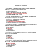 Adult Health 2019 Proctored Exam