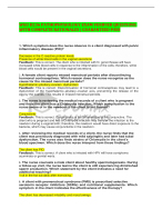 WGU D236 2025 EXAM (COMPLETE & VERIFIED) PACKAGE |CURRENTLY TESTING QUESTIONS WITH ACCURATE ANSWERS |GRADED A