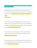 ADULT HEALTH HESI EXAM 2025/2026 CURRENTLY TESTING Q&A GUARANTEED A