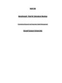 NUR 550 Benchmark-Part B: Literature Review| Translational Research and Population Health