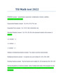 TSI Math (Questions & Answers)