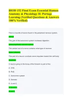 BIOD 152 Final Exam Essential Human Anatomy and Physiology II: Portage ...