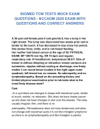 BIOMED TCM TESTS MOCK EXAM QUESTIONS - NCCAOM 2026 EXAM WITH QUESTIONS ...