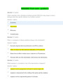 NSG5003 Final exam -graded A