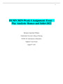 HUMN 303N-Week 4 Assignment: Essay – Play Analysis- Romeo and Juliet-2022