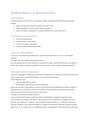Definitions of abnormality study notes