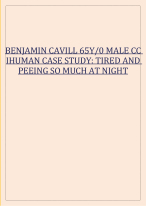 BENJAMIN CAVILL 65Y0 MALE CC IHUMAN CASE STUDY TIRED AND PEEING SO MUCH AT NIGHT