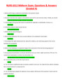 NURS 6512 Midterm Exam