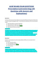 AGNP BOARD EXAM QUESTIONS PRESCRIPTION GASTROENTEROLOGY