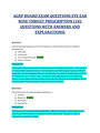 AGNP BOARD EXAM QUESTIONS EYE EAR NOSE THROAT PRESCRIPTION 102 QUESTIONS AND ANSWERS
