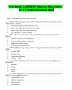 Test bank-CURRENTMedicalDiagnosis andTreatment-latest 2022