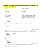 NURS-6512N-49,Advanced HealthAssessment version 2 final  examguaranteed pass