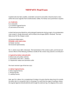 NRNP 6531 Final Exam Compilation For 2024 (Score 100%)