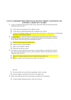 ATI LEADERSHIP PROCTORED EXAM 2023 VERSION 1 - DocMerit