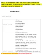 ATI RN Disrupted Homeostasis Assessment EXAM - DocMerit