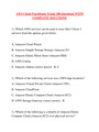 AWS Cloud Practitioner Exam| 200 Questions| WITH COMPLETE SOLUTIONS