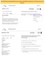 ATI RN Pharmacology Proctored Exam 2023 with NGN: 70 Real Screenshot Questions and Answers