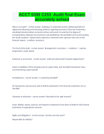 ACCT 5300 C253  Audit final Exam accurately solved