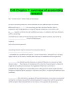 C45 Chapter 1: overview of accounting research
