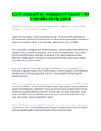 C245 Accounting Research Chapter 1-10 complete study guide