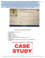 I HUMAN CASE WEEK #7 49 YEAR OLD PATIENT (CLASS 6512) REASON FOR ...