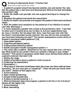 Nursing Fundamentals Exam 1 Practice Test/29 Accurate Questions and Answers