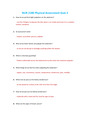 NUR 2180 / NUR2180 Quiz 3: Physical Assessment Quiz 3 Review (Latest 2021/2022) Rasmussen